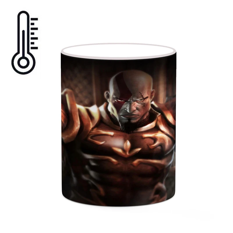 ماگ حرارتی کاکتی طرح گاد آف وار God Of War مدل mgh40639