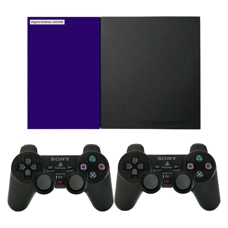 مجموعه کنسول بازی مدل Playstation 2 Digital Edition ظرفیت 320 گیگابایت مجموعه کنسول بازی مدل Playstation 2 Digital Edition ظرفیت 320 گیگابایت