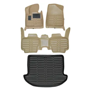 کفپوش پنج بعدی خودرو پانیذ مدل EVA مناسب برای سانتافه ۲۰۱۸ - ۲۱۰۲ به همراه کفپوش صندوق