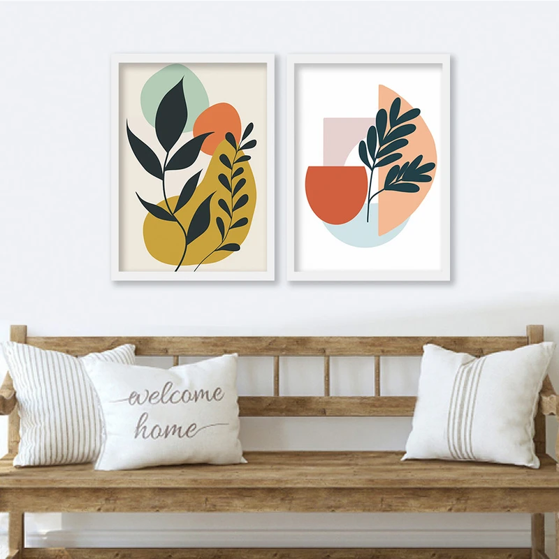 تابلو صبا طرح مدل مینیمال کد SDL110w مجموعه دو عددی