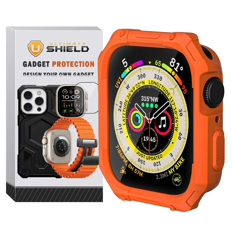 کاور آلتیمیت شیلد مدل Hexa Armor مناسب برای اپل واچ 40 میلی متری سری SE