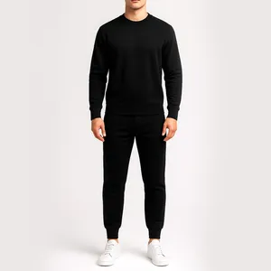 ست تی‌شرت آستین بلند و شلوار راحتی مردانه ماییلدا مدل تو کرکی کد 5497