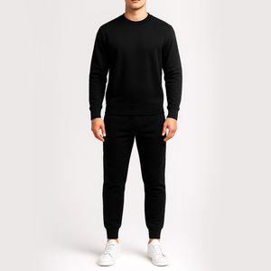 ست تی‌شرت آستین بلند و شلوار راحتی مردانه ماییلدا مدل تو کرکی کد 5497