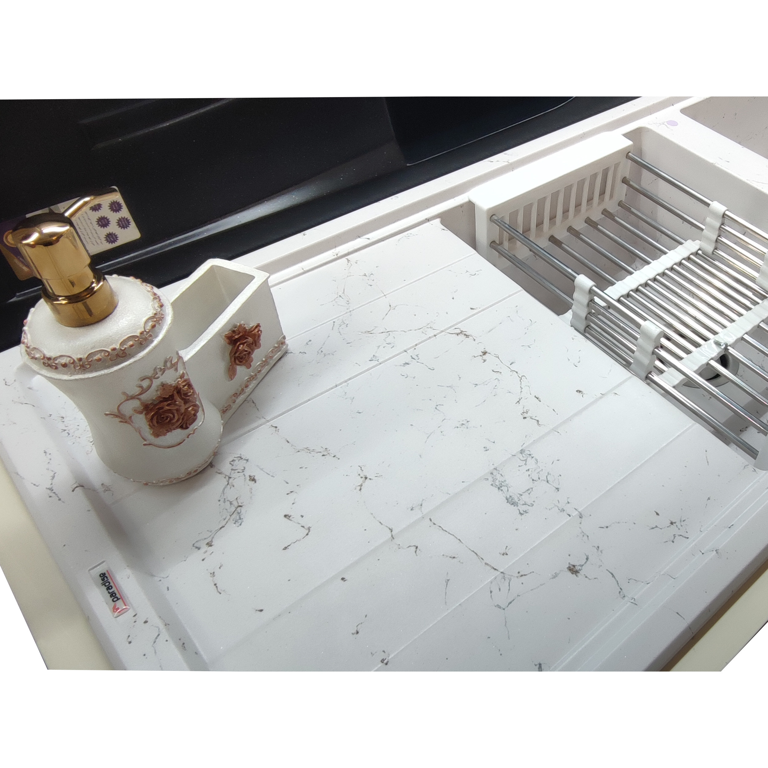 سینک ظرفشویی پارادایز مدل TURKEY-214-GS توکار