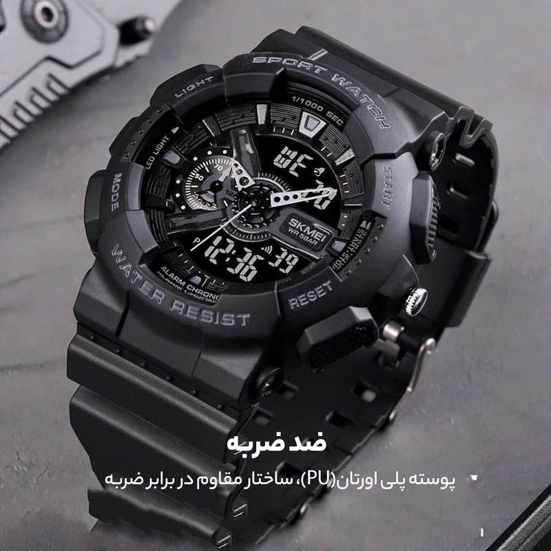 ساعت مچی عقربه‌ای مردانه اسکمی مدل BK1688 NEW -  - 5