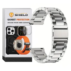 Ultimate Shield 3Row TW Band for Haylou RS3 LS04 / Rs5 / Solar Plus / Solar Pro / Solar Lite / Solar Neo / GST / GST Lite / GS / RT2 / LS02 Pro / Watch 2 Pro / R8