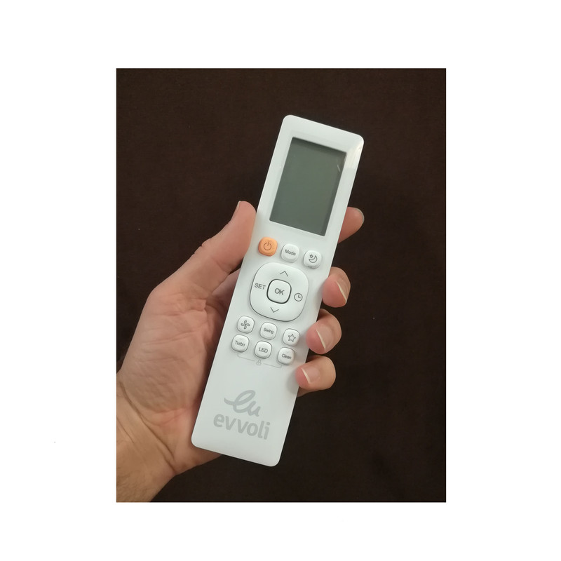 ریموت کنترل ایوولی مدل Z008H مناسب برای کولر گازی Evvoli