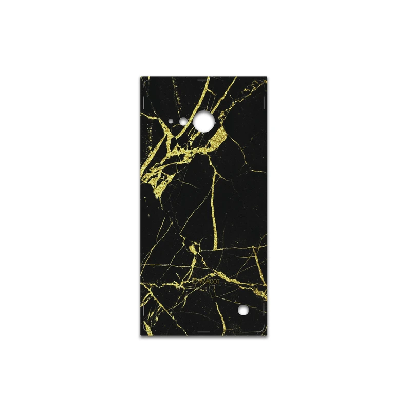 برچسب پوششی ماهوت مدل Graphite-Gold-Marble مناسب برای گوشی موبایل نوکیا Lumia 730