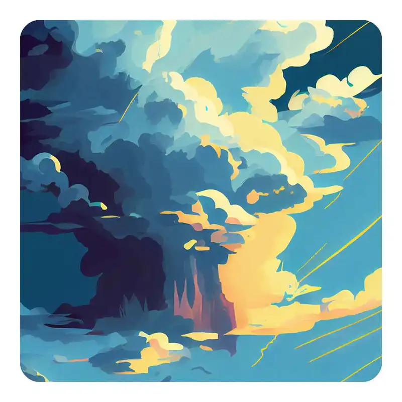 مگنت طرح آبرنگی مدل mg10182