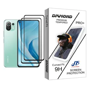 JF Diamond Glass MIX002 Screen Protector For Xiaomi Mi 11 Lite 5G Pack Of 2