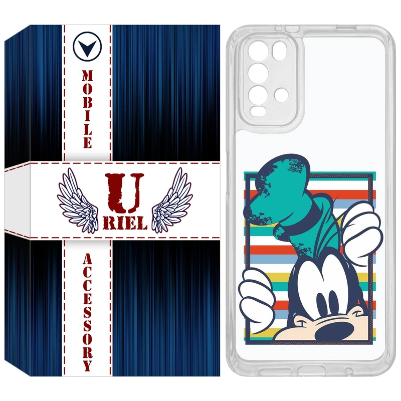 کاور یوریل مدل Clear کد 2 طرح سگ مناسب برای گوشی موبایل شیائومی Redmi 9T / Poco M3