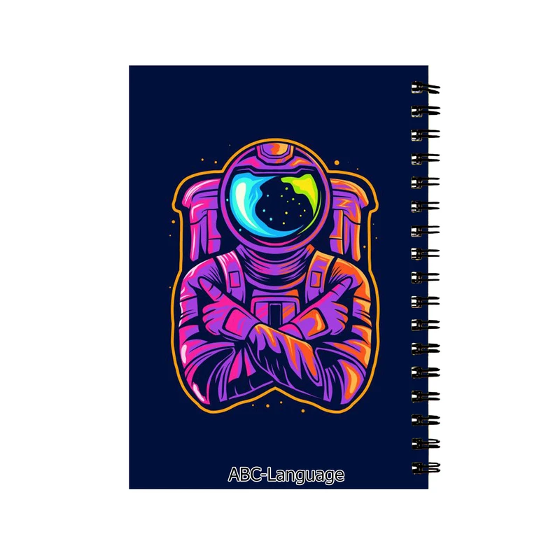 دفتر زبان طرح ادم فضایی کد D-5015