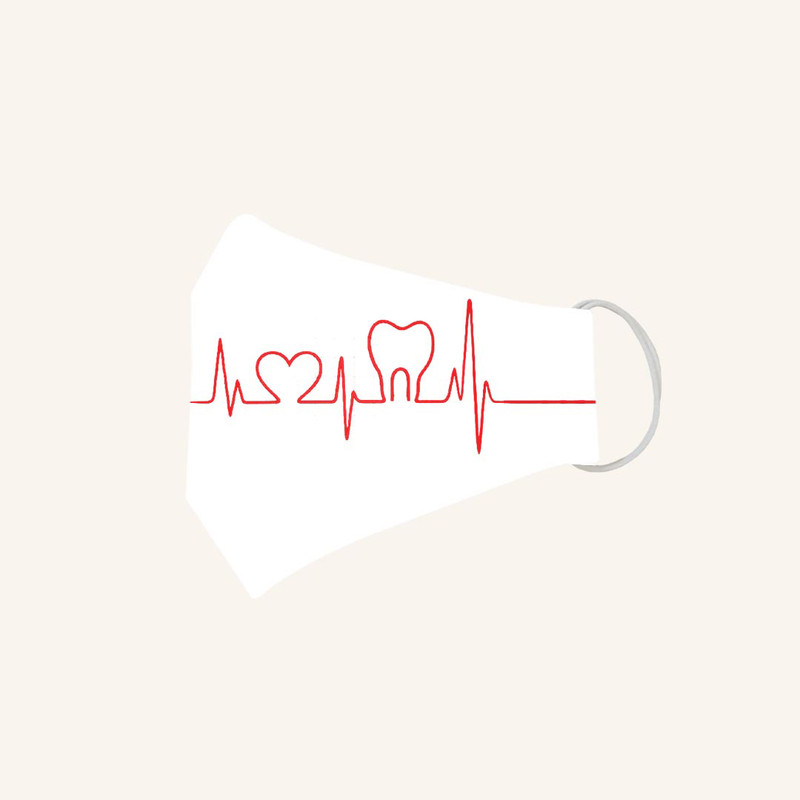 ماسک تزیینی مدل عشق دندانپزشکی 2