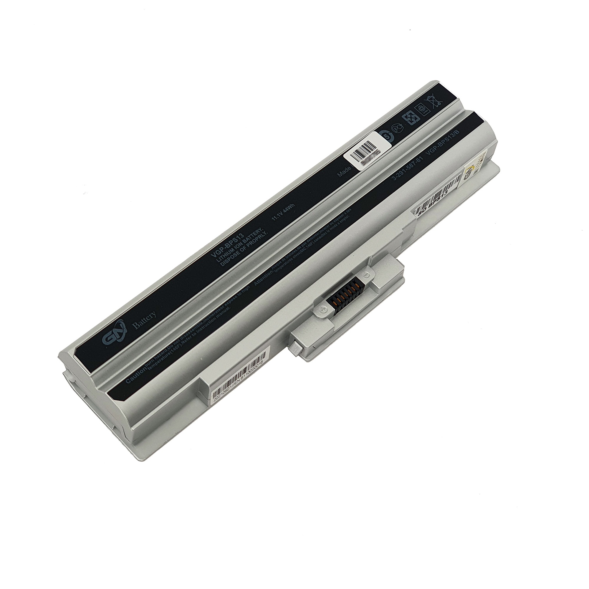 باتری لپ تاپ 6 سلولی گلدن نوت بوک جی ان مدل VGP-BPS13 SILVER مناسب برای لپ تاپ سونی VGN-FW/VPC-CW/VGN-CS/VGN-SR/VGN-NS/VGN-NW/VPC-S