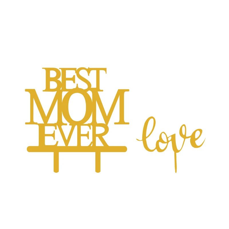 تاپر کیک هانستو مدل BEST MOM EVER کد TP064 مجموعه 2 عددی
