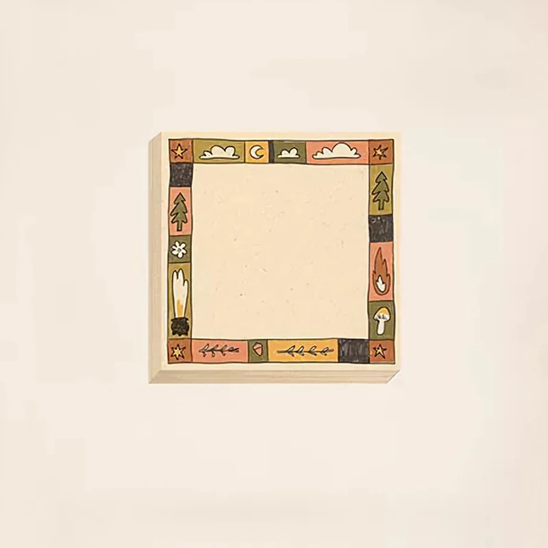 کاغذ یادداشت مریخ مدل Forest 1058 سایز ۹×۹ سانتمتر