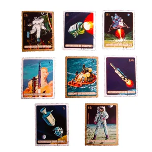 تمبر یادگاری مدل فضایی کد b-889 مجموعه 8 عددی