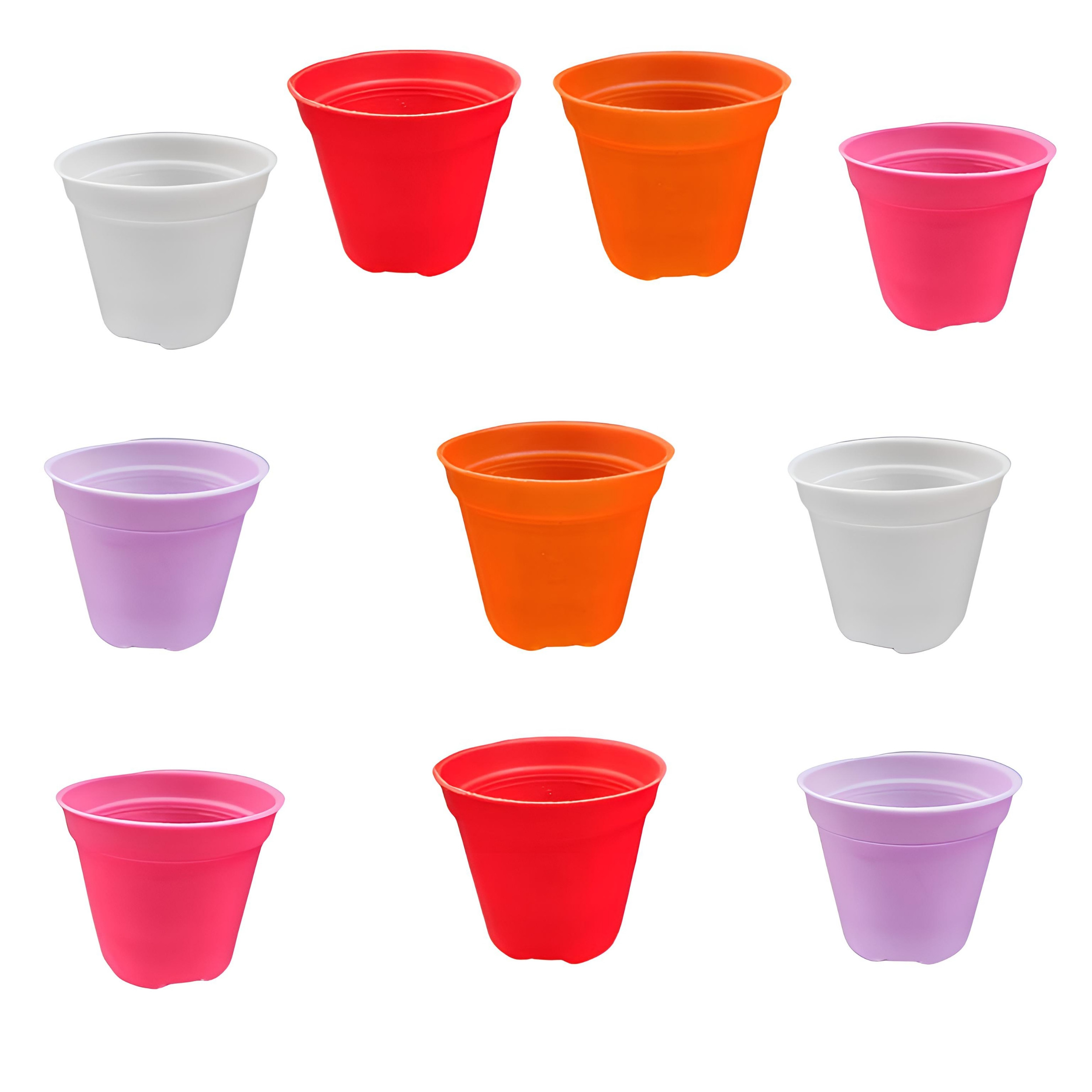 گلدان مدل پلاستیکی کد MGH_20_S6 مجموعه 10 عددی گلدان مدل پلاستیکی کد MGH_20_S6 مجموعه 10 عددی