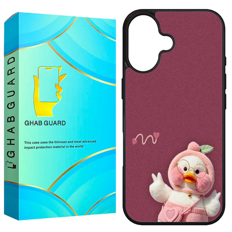 کاور قاب گارد طرح اردک مدل G16PL مناسب برای گوشی موبایل اپل iPhone 16 Plus