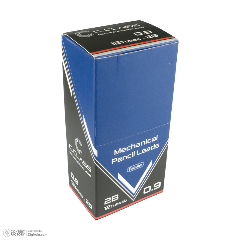 نوک مداد نوکی 0.9 میلی متری سی کلاس مدل MEHANICAL بسته 12 عددی نوک مداد نوکی 0.9 میلی متری سی کلاس مدل MEHANICAL بسته 12 عددی