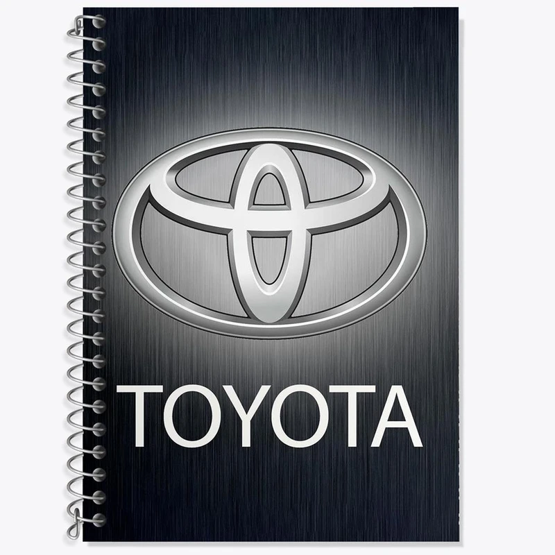 دفتر زبان 50 برگ خندالو مدل سه خط طرح تویوتا Toyota کد 23527