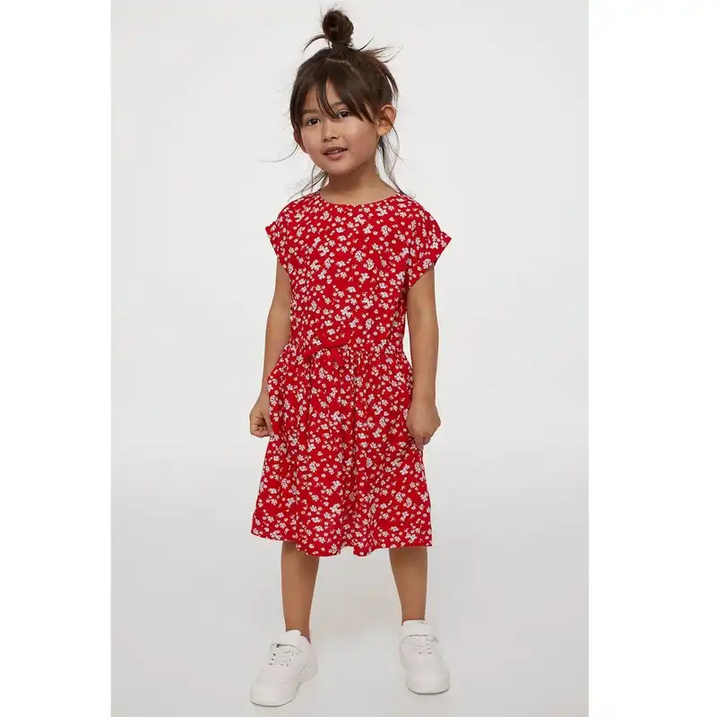 پیراهن دخترانه اچ اند ام مدل 0925860004