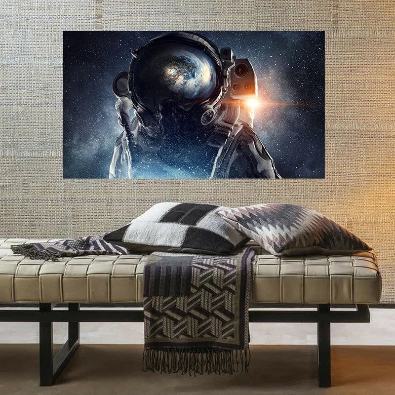 تابلو شاسی طرح مخمل مدل فضانورد کد AR31101