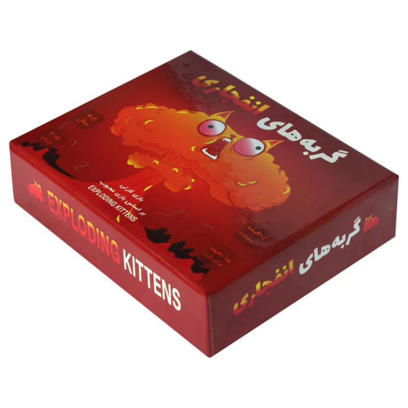 بازی فکری مدل گربه های انفجاری بسته 2 عددی