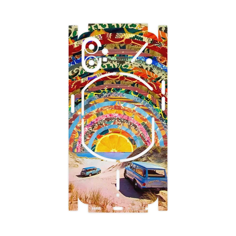 برچسب پوششی ماهوت مدل Collage of Orange Sky-FullSkin مناسب برای گوشی موبایل ناتینگ Phone 1