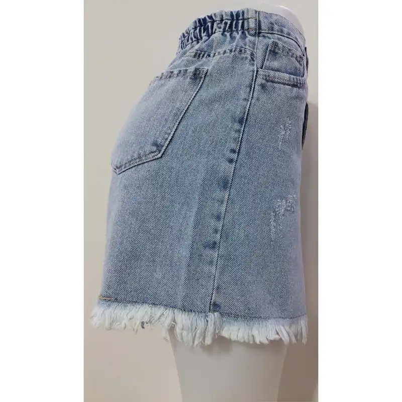 دامن خمره‌ای زنانه مدل جین پایین ریش کد 01