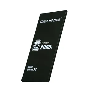 باتری موبایل دپین مدل Ultra High Capacity ظرفیت 2000 میلی آمپر ساعت مناسب برای گوشی موبایل اپل IPHONE 5S