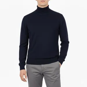 پلیور یقه اسکی مردانه مدل ساده