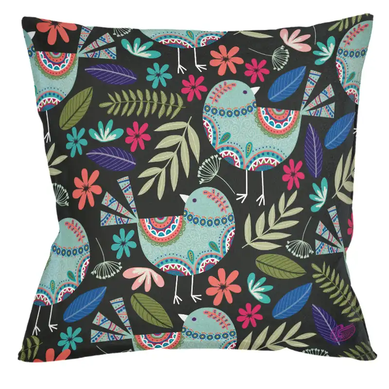 کاور کوسن رنگارشاپ مدل گنجشک کد pw99135