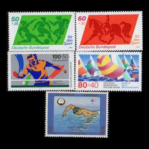تمبر یادگاری مدل خارجی مجموعه 5 عددی 