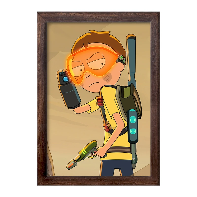 تابلو خندالو طرح انیمیشن ریک و مورتی Rick and Mort کد 26398