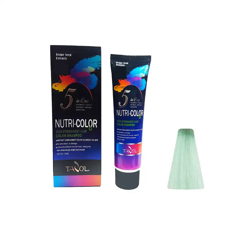 شامپو رنگ تازولاف مدل NUTRI-COLOR حجم 150  میلی لیتر رنگ آبی اقیانوسی