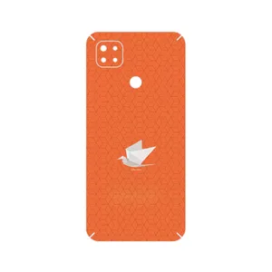 MAHOOT Minimalist origami bird Cover Sticker for Xiaomi Redmi 9C NFC