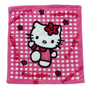 حوله دست و  صورت مدل هلو کیتی سایز 30x30 سانتی متر