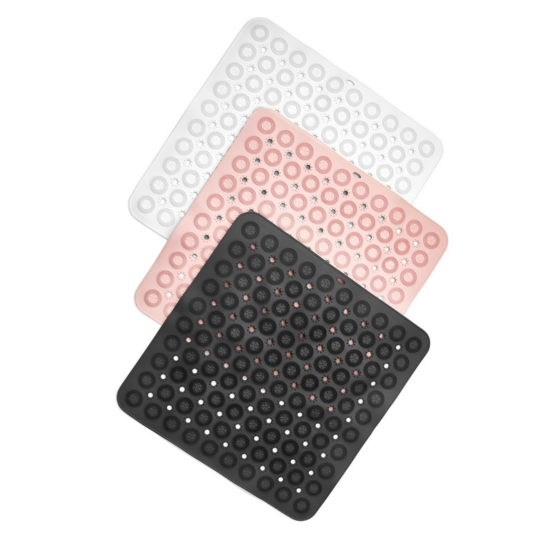 زیر پایی حمام رد رز مدل 54x54 ماساژور دار سیلیکونی