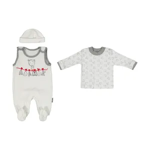 ست 3 تکه لباس نوزادی آدمک مدل 2171143-01