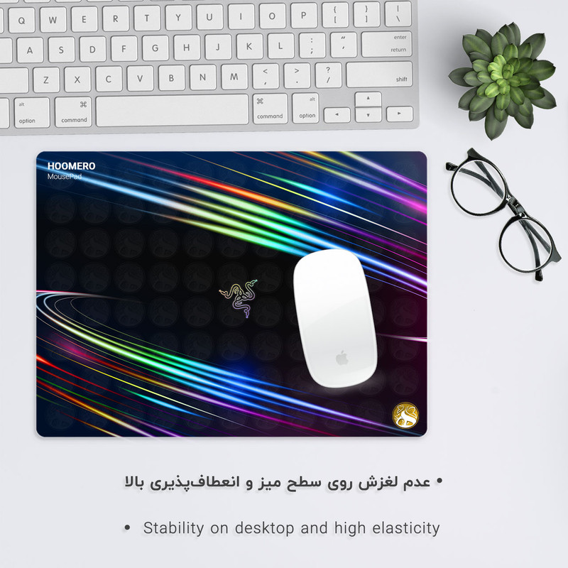 ماوس پد هومرو طرح Razer Gaming مدل A1697