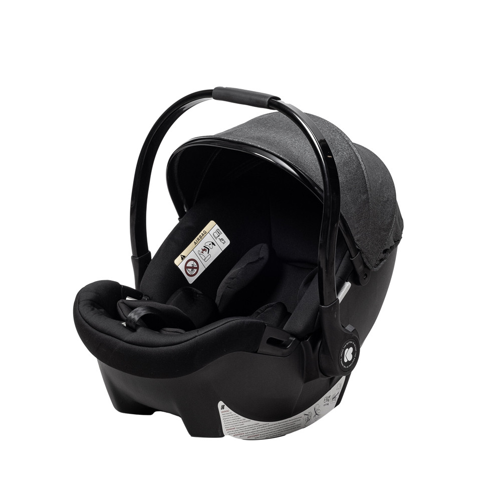 ست کالسکه و کریر کیکابو مدل Allure Black_2021 به همراه ساک لوازم