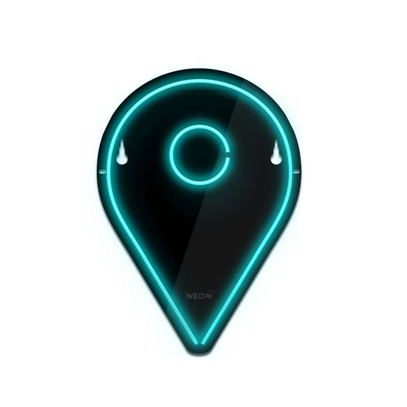 چراغ دیواری نئون دیزاین طرح Location-BL_TBL