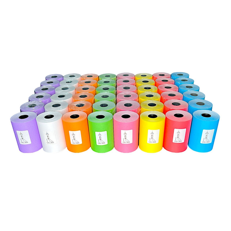 کاغذ پرینتر حرارتی پایتخت رول مدل Mix80mm بسته 30 عددی