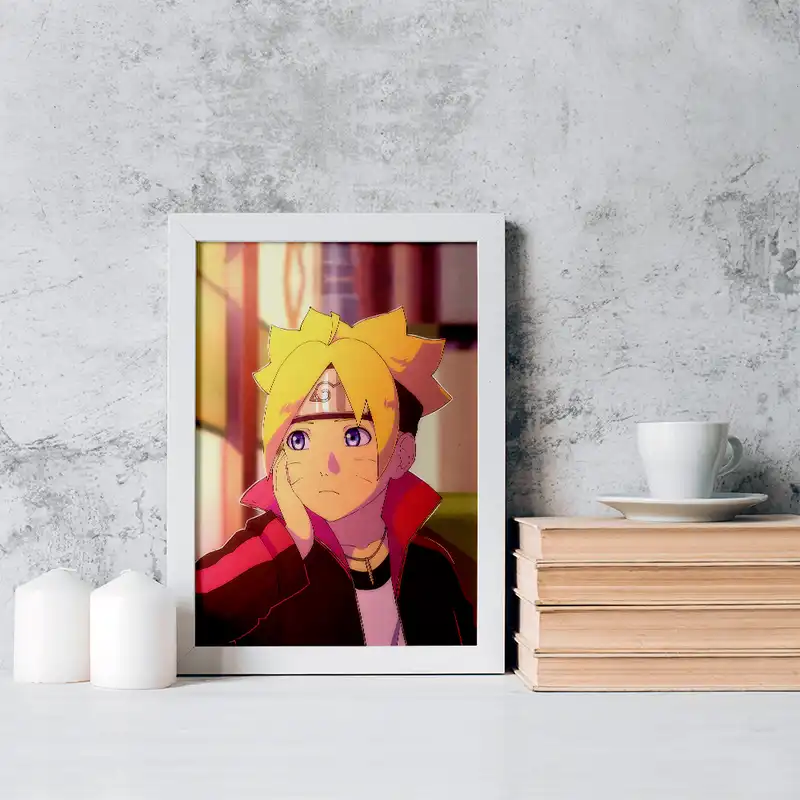 تابلو خندالو مدل بوروتو اوزوماکی انیمه بوروتو کد 15726