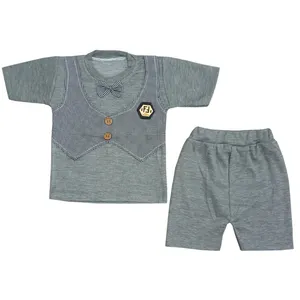 ست تی شرت و شلوارک بچگانه مدل p86