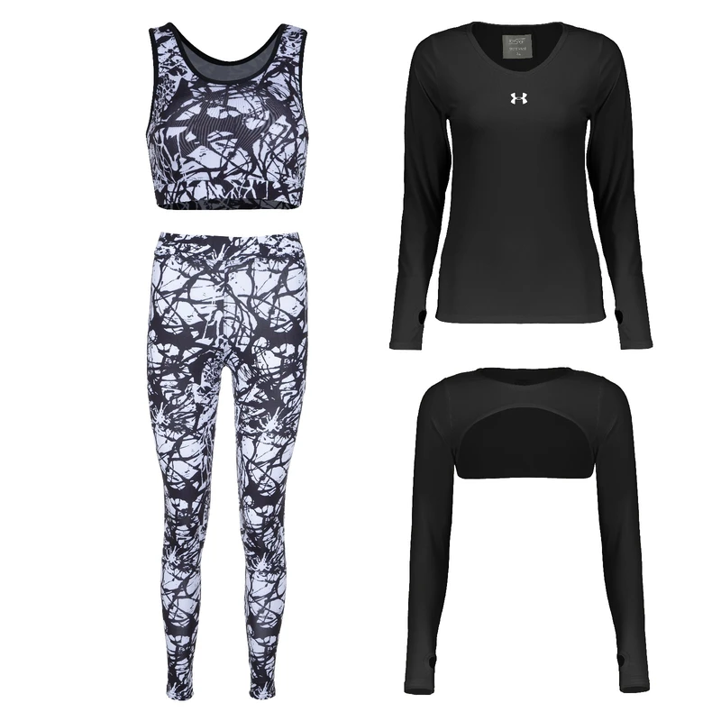 ست چهار تکه لباس ورزشی زنانه مدل 190101-76-70