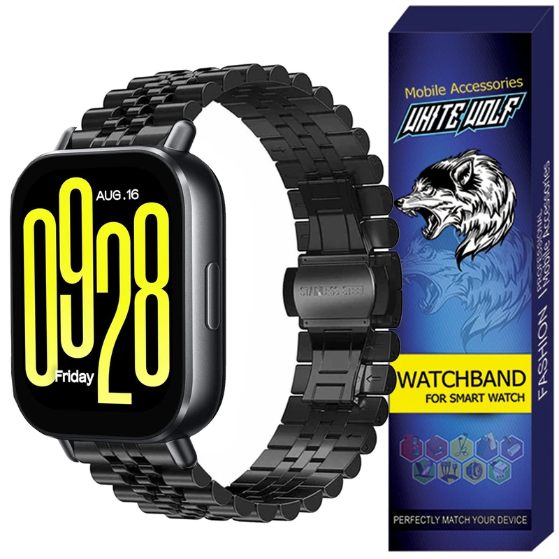 بند وایت ولف مدل 5BID مناسب برای ساعت هوشمند شیائومی Redmi Watch 5 Active 22MM