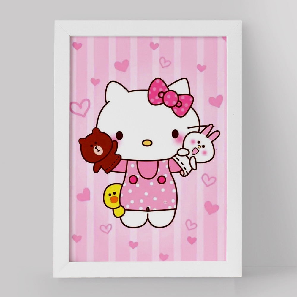تابلو کودک خندالو مدل هلو کیتی کد 2484
