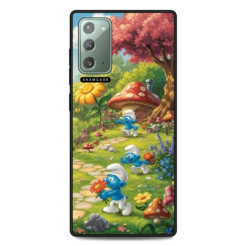 کاور آکام مدل AMC-WSGN20-SMURFS-8 مناسب برای گوشی موبایل سامسونگ Galaxy Note 20